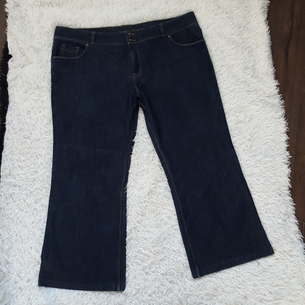 Dark Denim Lands' End Jeans